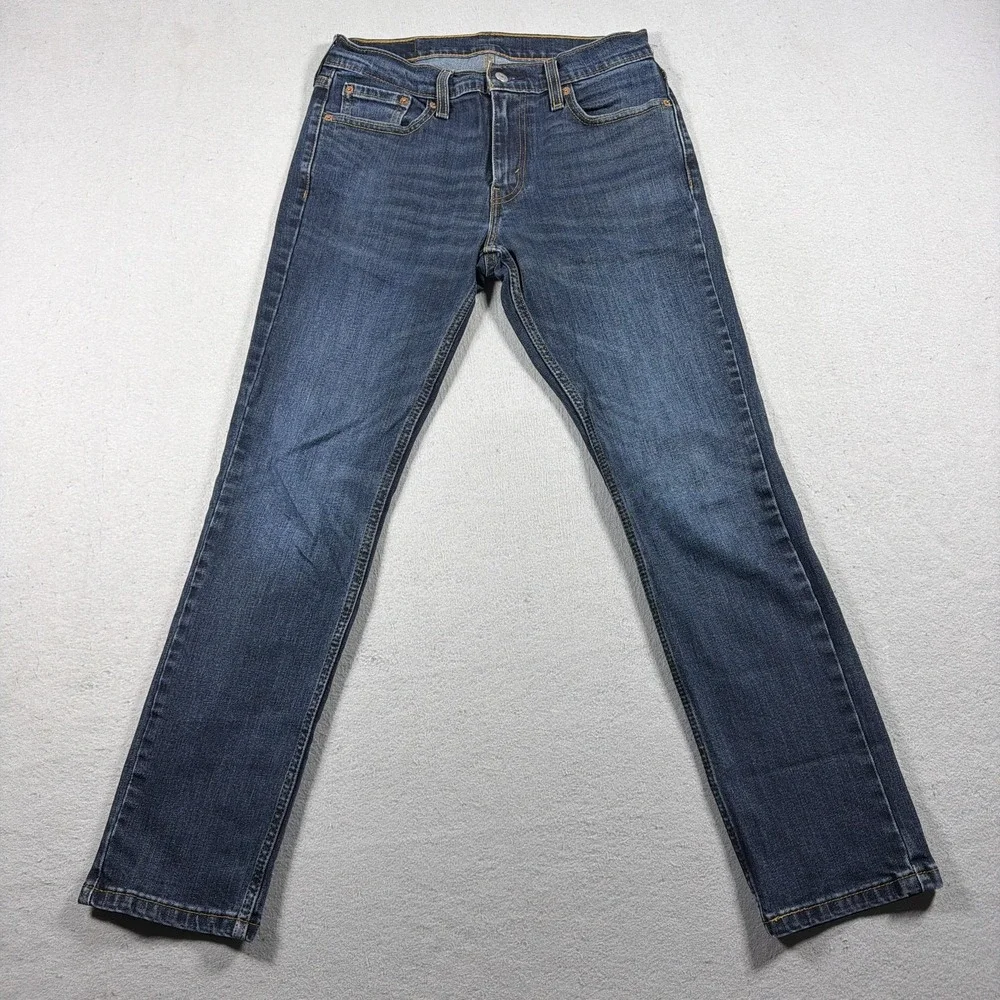 Levis 511 Jeans Mens 30x29 Blue Medium Wash Slim Fit Stretch Denim Pants